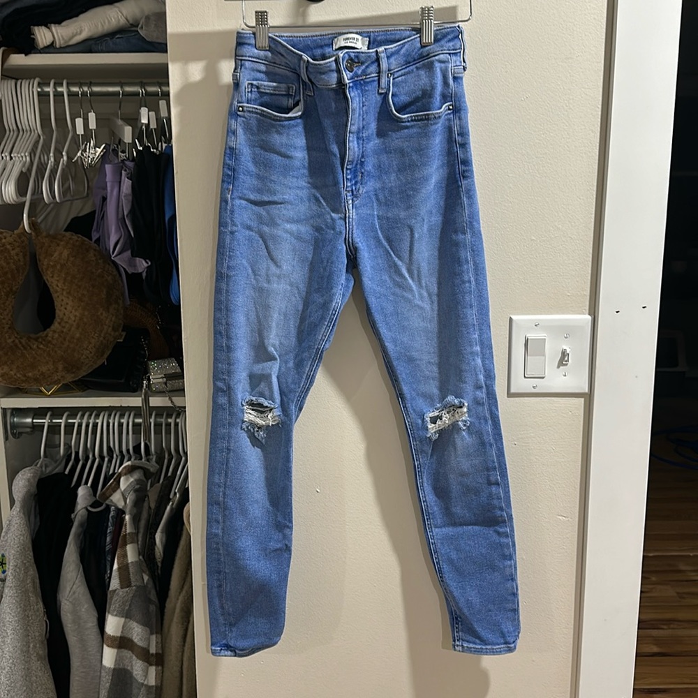 Forever 21 ripped jeans